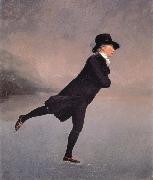RAEBURN, Sir Henry Reverend Robert Walker Skating on Duddin USA oil painting artist